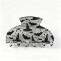 Quirky Halloween Ghost Pumpkin Hair Claw 6W6HCP1324