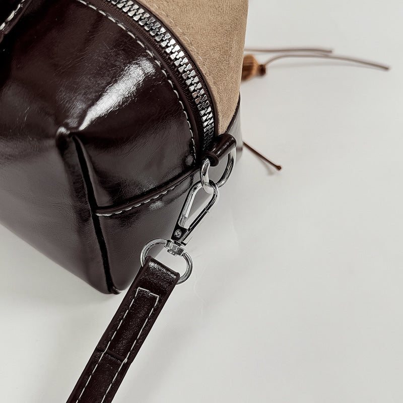 Trendy Suede Solid Color Crossbody Bag 6W10BBG1862