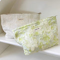 Flower Embossed Makeup Bag - DippedShop Wholesale - #6195