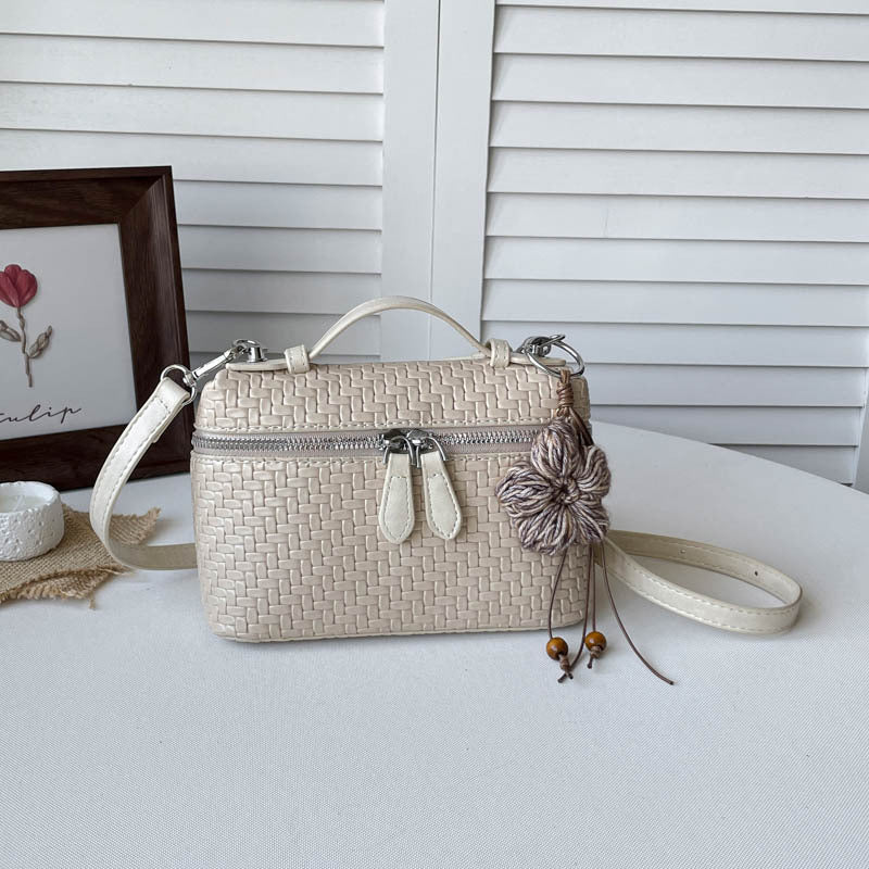 Retro Woven Square Case Crossbody Bag 6W10BBG1895