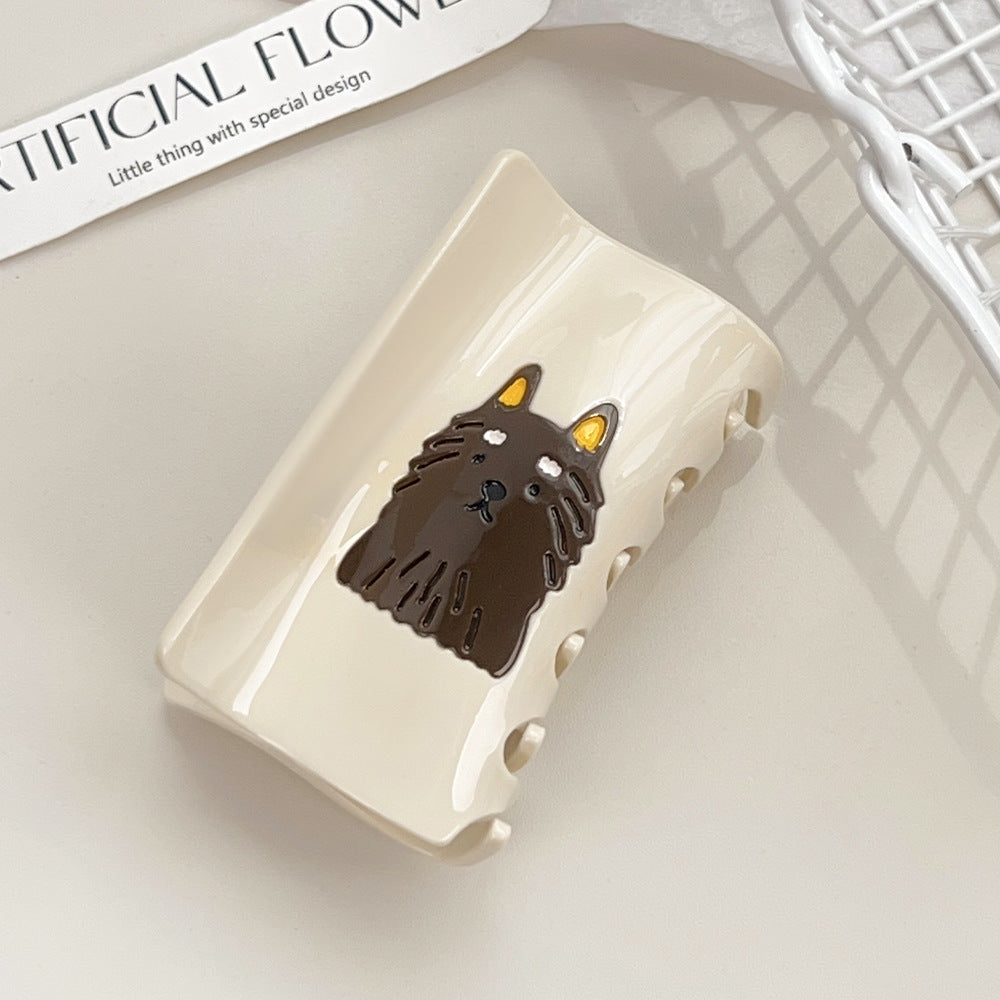 Cute Dog Patchwork Acetate Hair Claw MK2PPM6W6HCP340