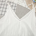 V-Neck String Shoulder Dress - DippedShop Wholesale - #5763