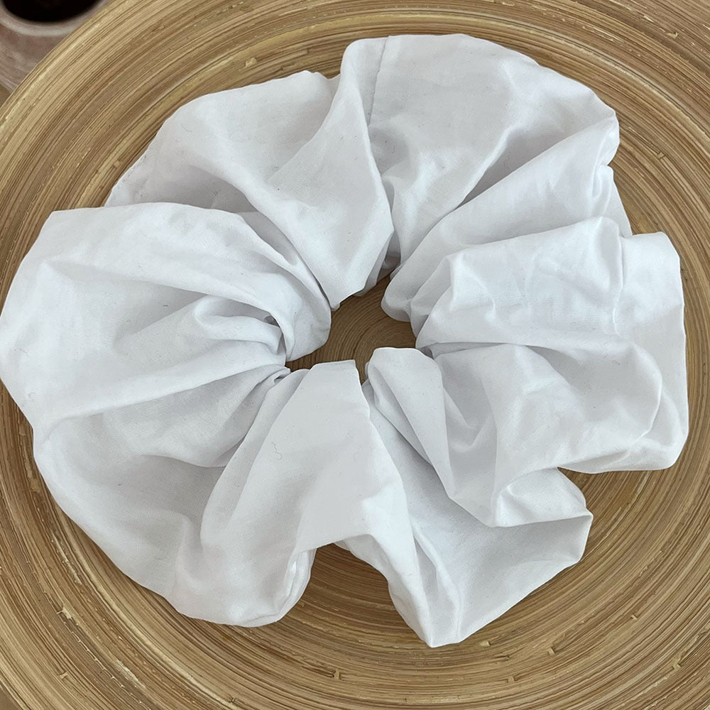 Pure Color Oversized Cotton Scrunchie 6W6HSR460