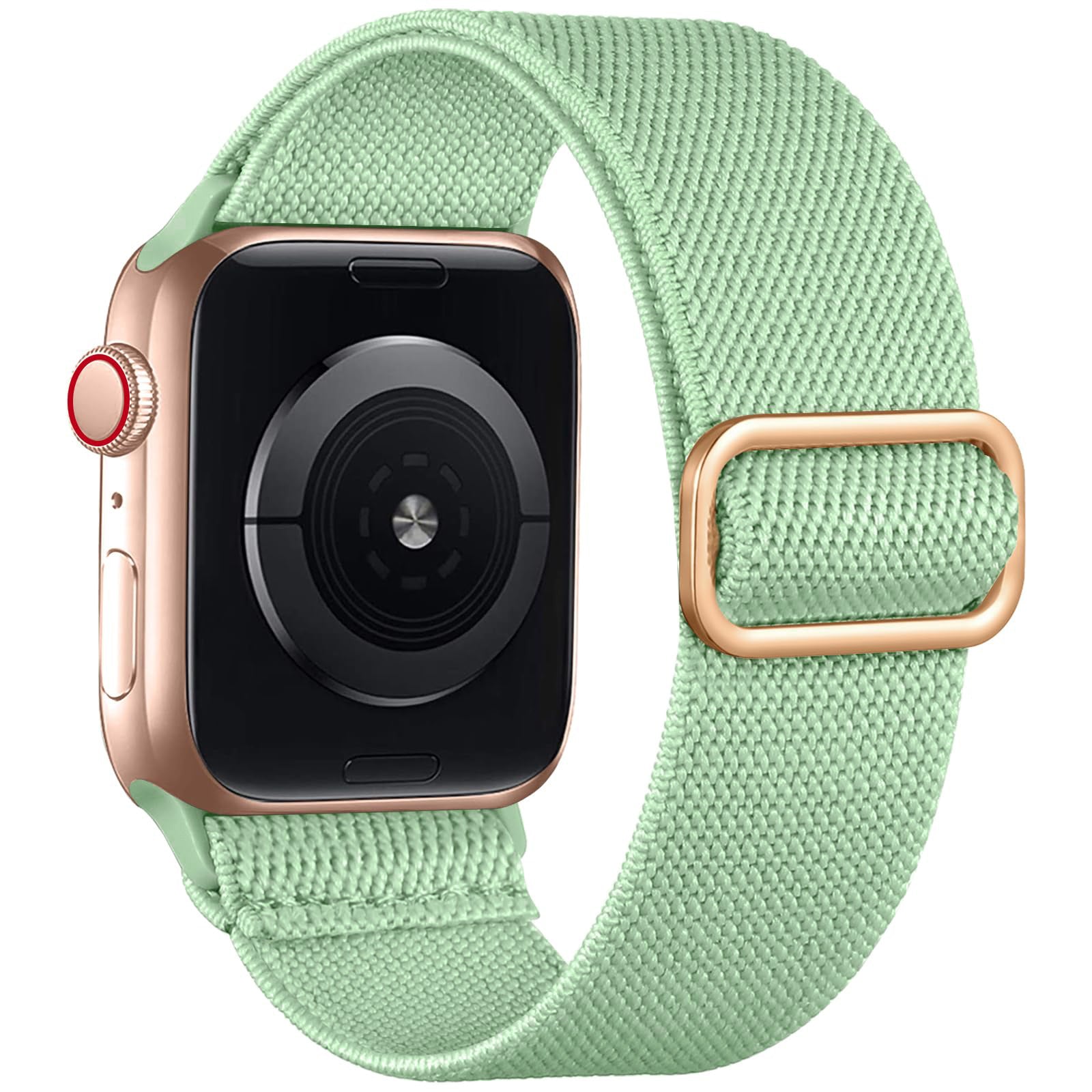 Minimalist Solid Color Nylon Weave Watch Band 6W6JWA111
