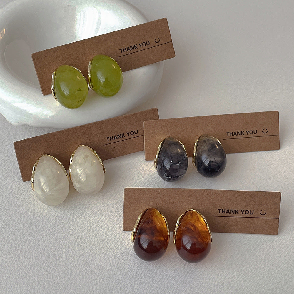 Drop Vintage Acrylic Stud Earrings DP25B826