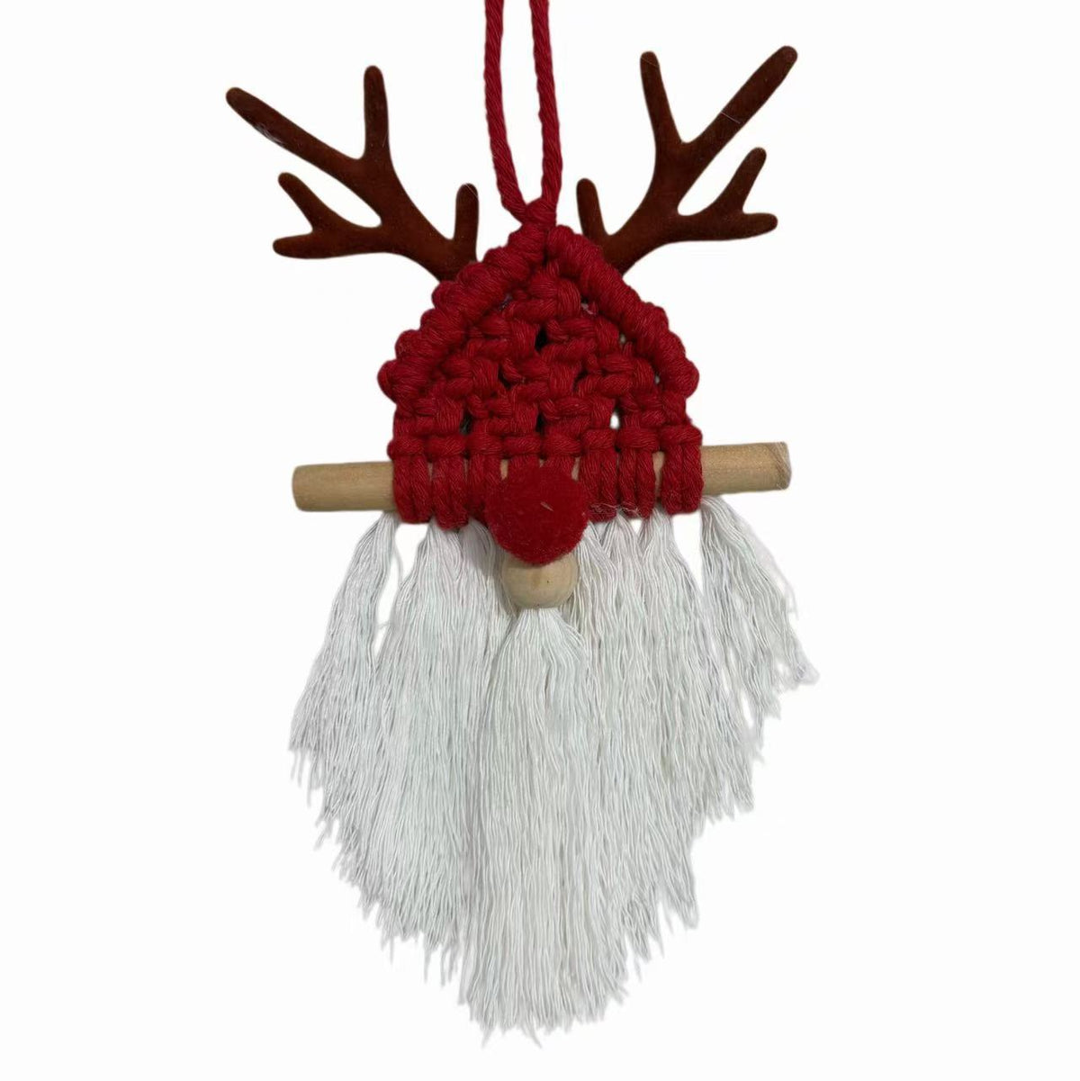 Handwoven Christmas Reindeer Ornament - DippedShop Wholesale - #9955
