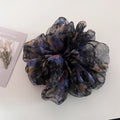 Vintage Sheer Organza Flower Fairy Scrunchies MK2BW6W6HSR85