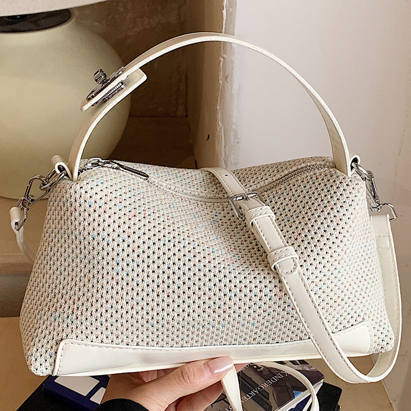 Minimalist Woven Lightweight Shoulder Bag 6W10BBG1857