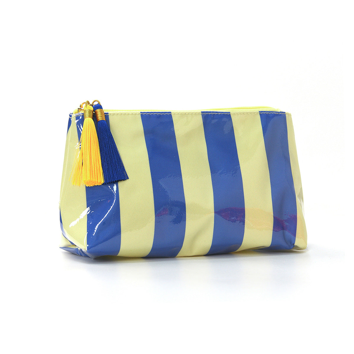Chic Striped Large Capacity Waterproof Cosmetic Bag MK2BLW6C5CO14