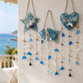 Handmade Crochet Rattan Fish Hanging Wind Chime 6H7HLS218