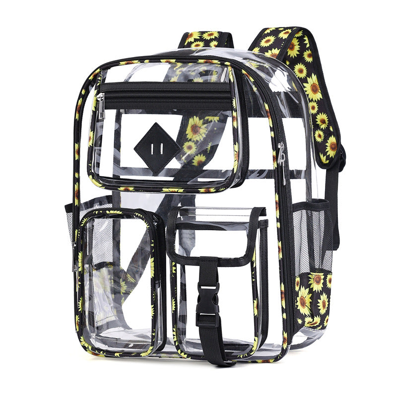Minimalist Transparents PVC Waterproof Backpack 6S10BBG1477