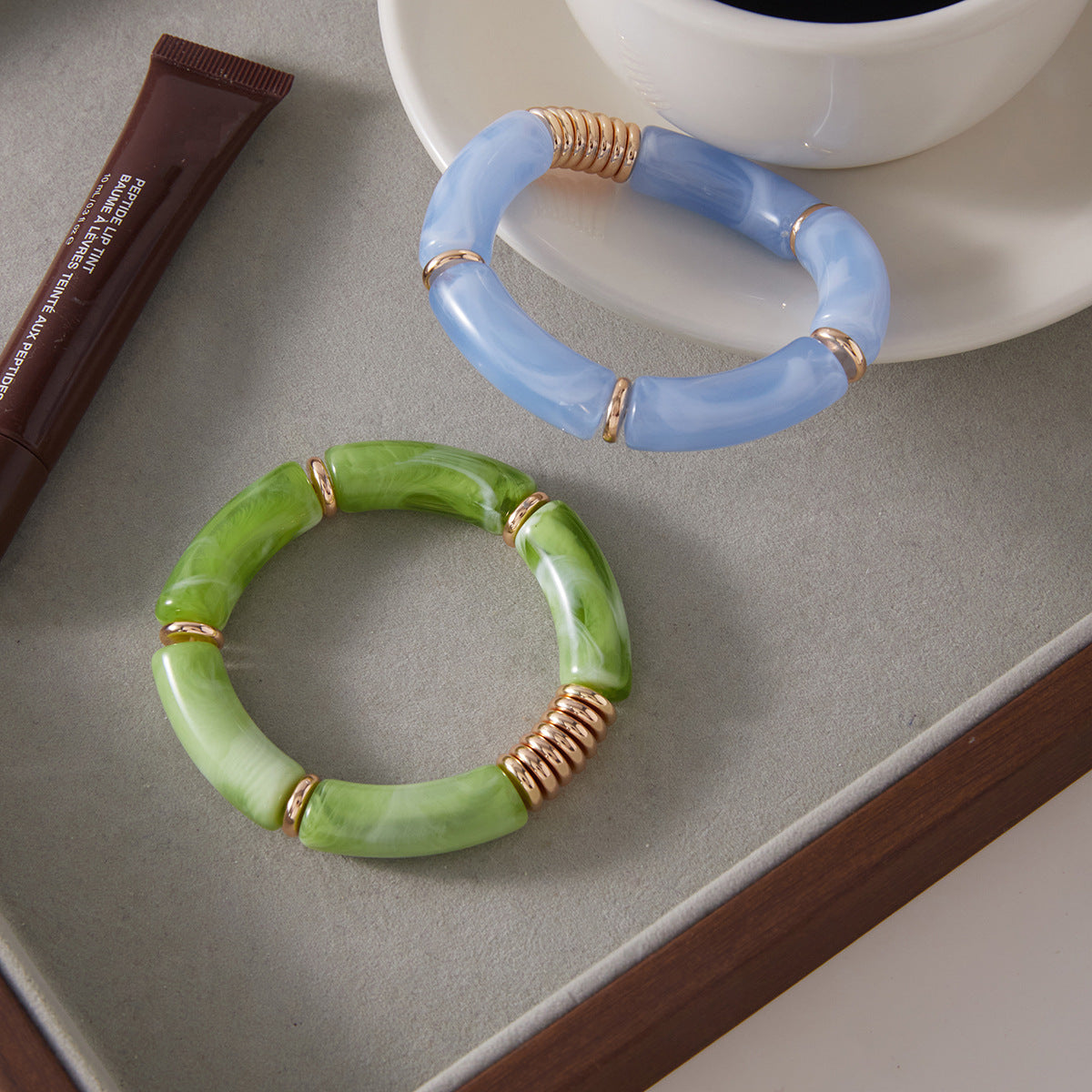 Simple Bamboo Tube Curved Bang - DippedShop Wholesale - #4051