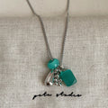 Elegant Natural Stone Pendant Choker Necklace 6W6JNC427