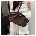 Elegant Quilted Tote Bag - DippedShop Wholesale - #6243