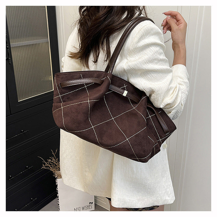 Elegant Quilted Tote Bag - DippedShop Wholesale - #6243