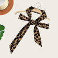 Retro Leopard Print Silk Scarf 6W6NSI218