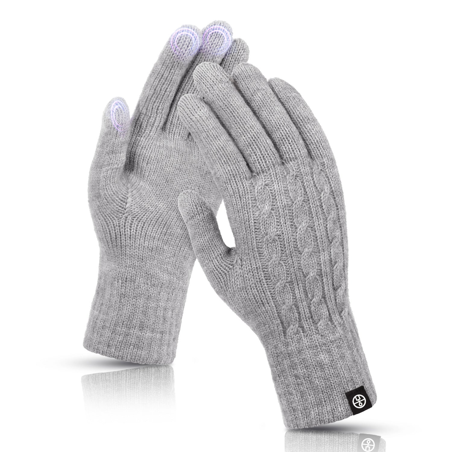 Cable Knit Gloves - DippedShop Wholesale - #0339