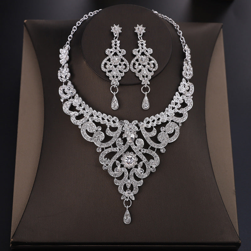 Vintage Rhinestone Wedding Party Jewelry Set DPJS1219