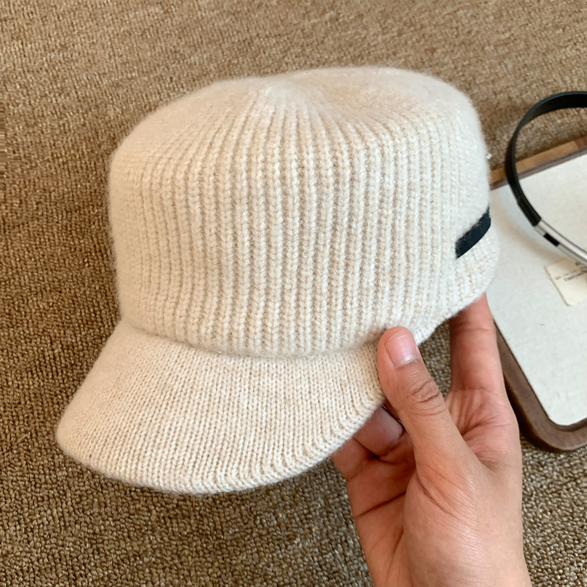 Winter Knit Baseball Cap - DippedShop Wholesale - #3395