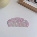 Checkered Half-Moon Combs - DippedShop Wholesale - #1443