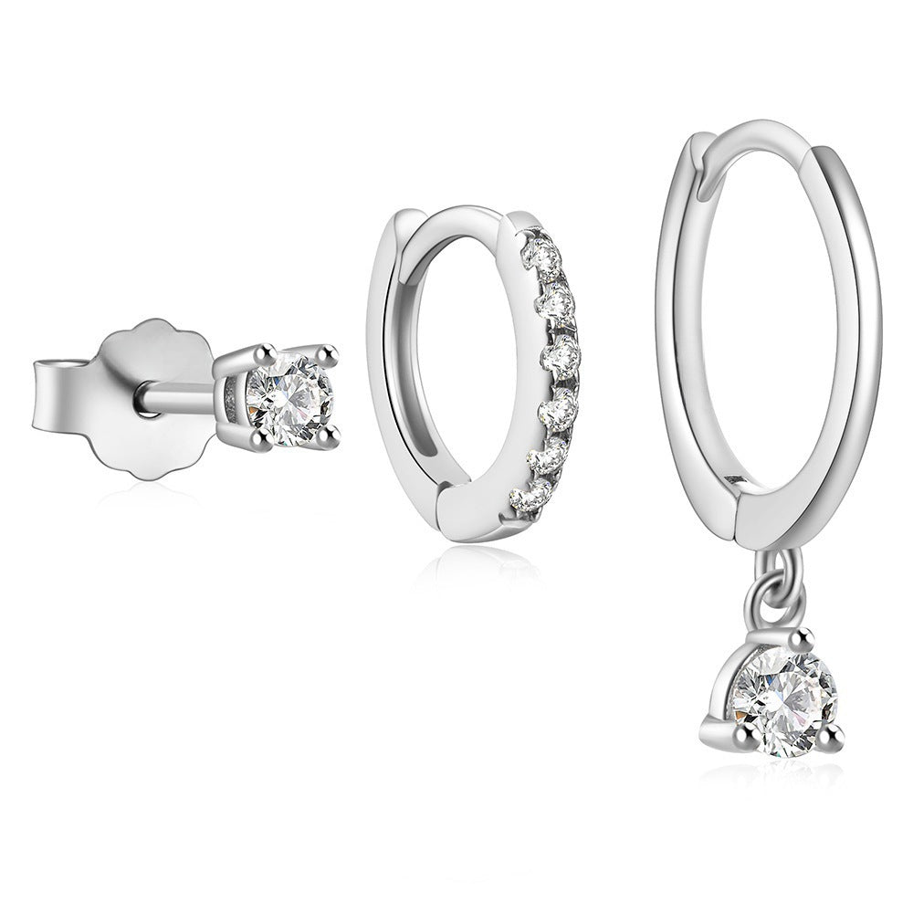 Simple Gold Plated Cubic Zirco - DippedShop Wholesale - #6131