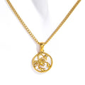 Gold Plated Zodiac Pendant Necklace - DippedShop Wholesale - #9859