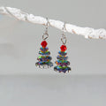 Stylish Crystal Christmas Tree Pendant Choker Necklace 6W6JNC879