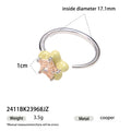 Cubic Zirconia Open Ring - DippedShop Wholesale - #2355