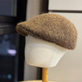 Leather Beret Hat - DippedShop Wholesale - #0899