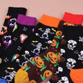Fun Halloween Graffiti Crew Socks 6W8FSO585