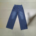 Color Block Striped Wide Leg Jeans - DippedShop Wholesale - #8563