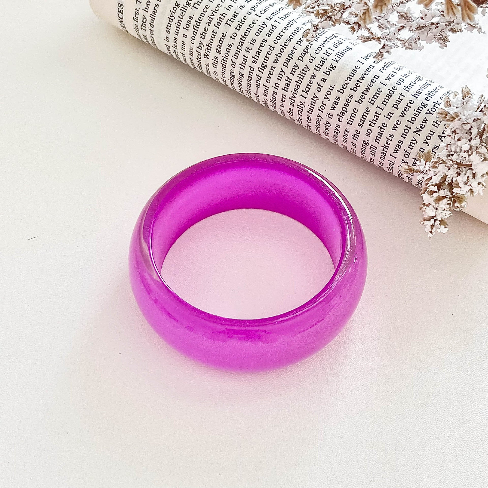 Chunky Iridescent Round Resin - DippedShop Wholesale - #2211