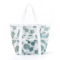 Simple Letter Print  Large Capacity Mesh Shoulder Bag 8BW6BOB89T