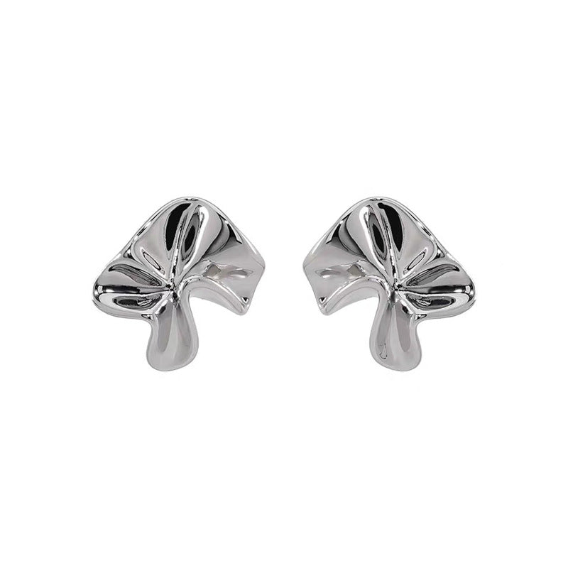 Simple Geometric Ruched Stud Earring DP25E708