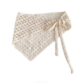 Trendy Solic Color Lace Hollow Triganle Hip Scarf 6W1SL16