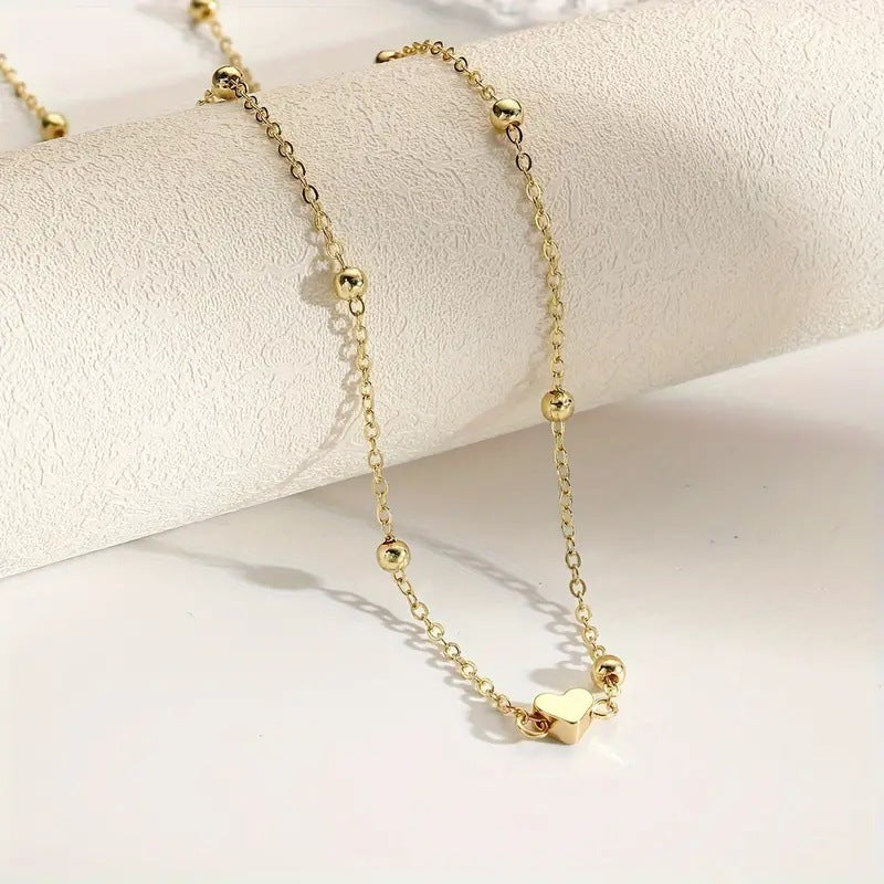 Fashion Round Beaded Double Layered Waist Chain 8ZA6JBC98T