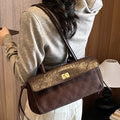 Vintage Quilted Faux Suede Baguette - DippedShop Wholesale - #6067