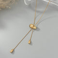 Bean Pendant Necklace - DippedShop Wholesale - #4275