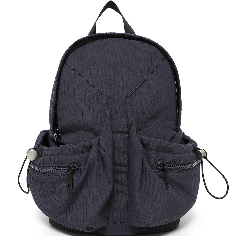 Lightweight Ruffled Portable Backpack DP25E697