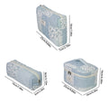 Simple Large Capacity Floral Quilted Makeup Bag 6S10BOB1036