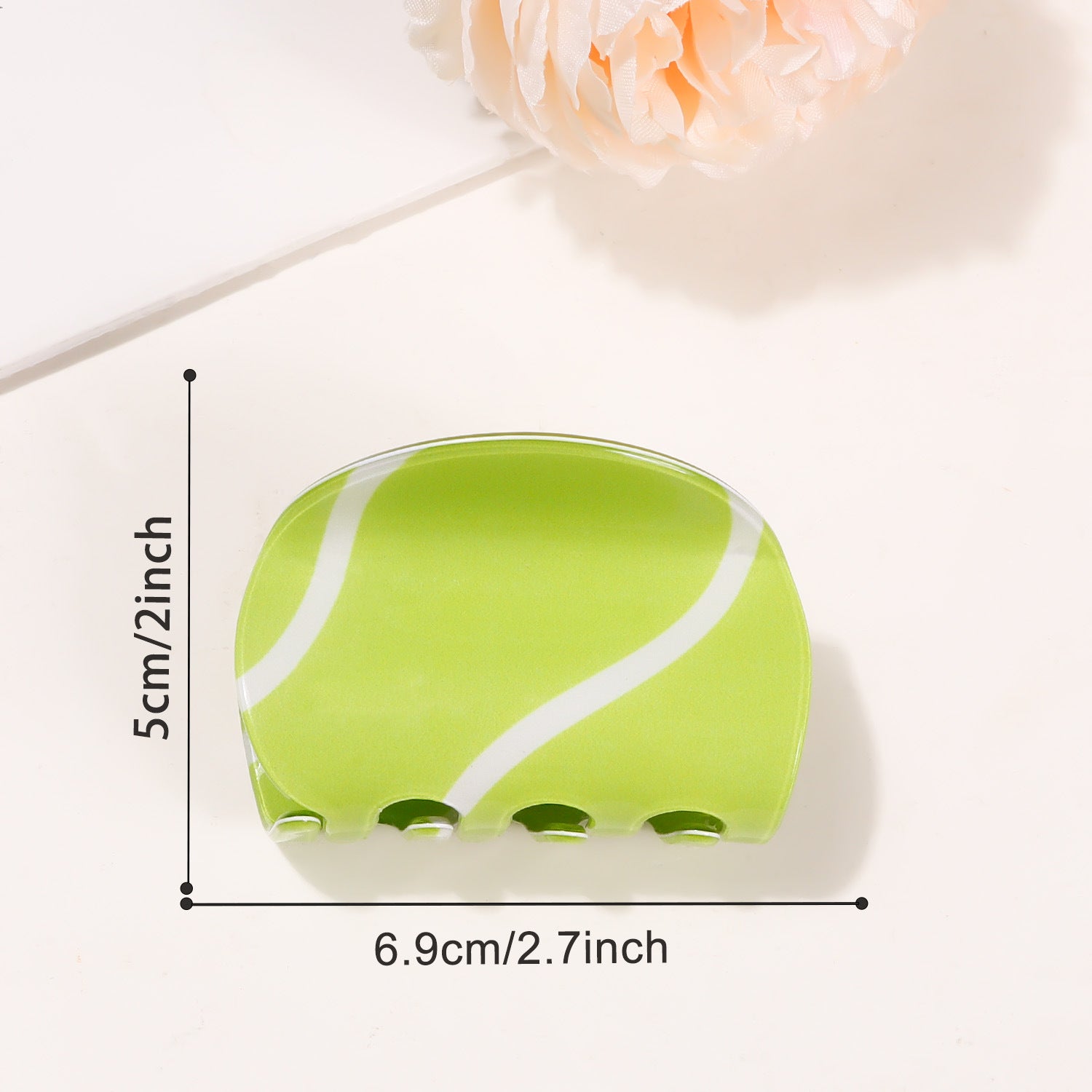 Creative Cute Tennis Racket Hair Claw Clip 6W6HCP1290