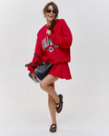 Vintage Loose Print Hoodie - DippedShop Wholesale - #1459