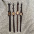 Minimalist Hexagon Leather Watch - DippedShop Wholesale - #8275