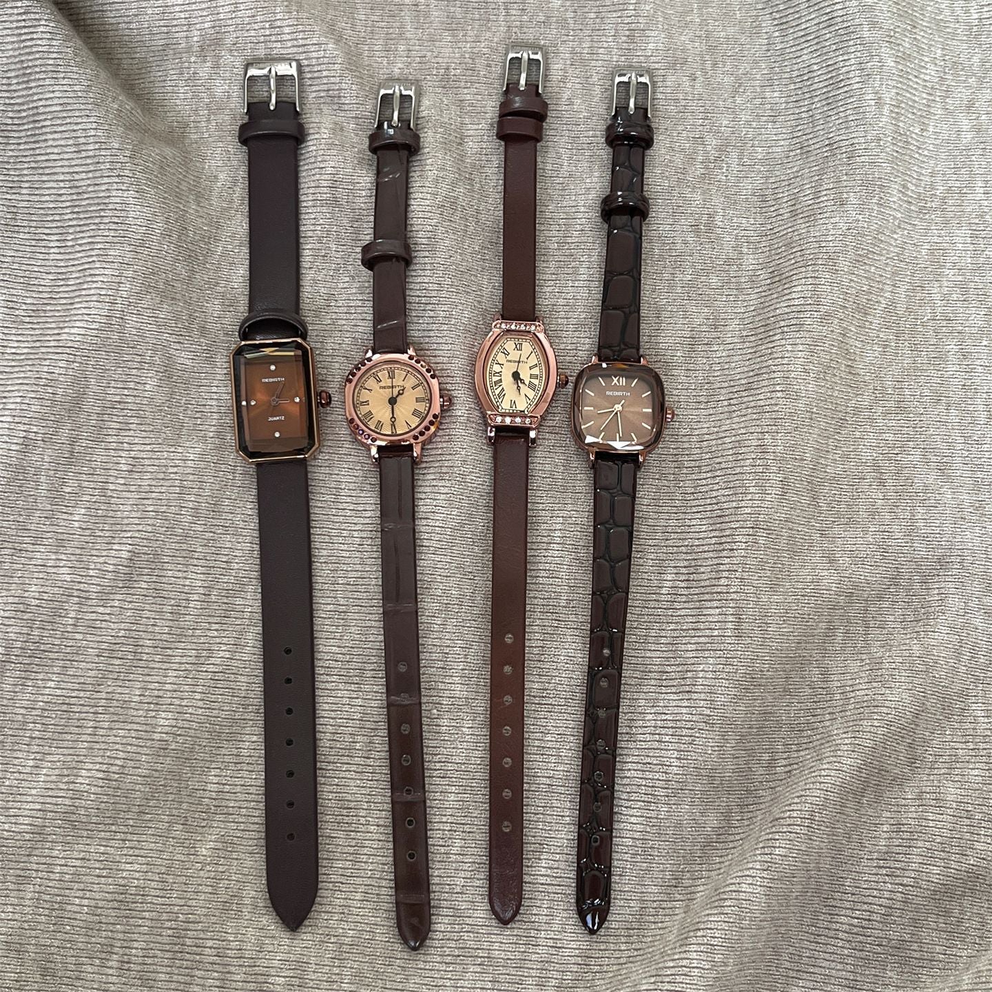 Minimalist Hexagon Leather Watch - DippedShop Wholesale - #8275