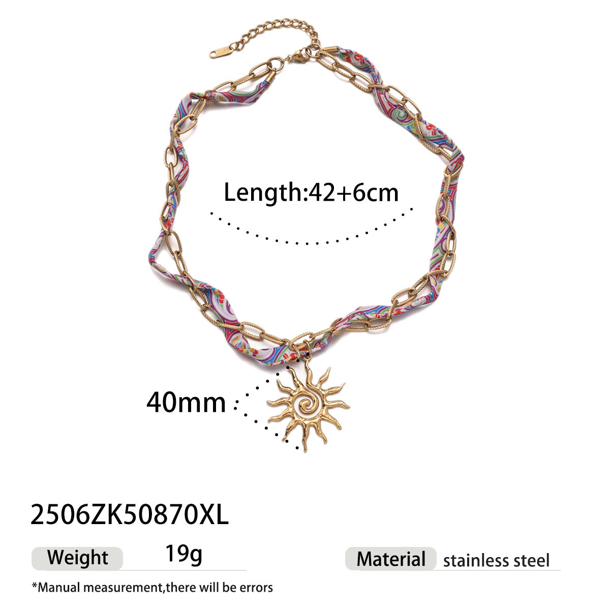 Stainless Steel Silk Chain Necklace - DippedShop Wholesale - #6259