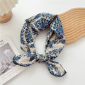 Animal Print Silk Scarf - DippedShop Wholesale - #7587