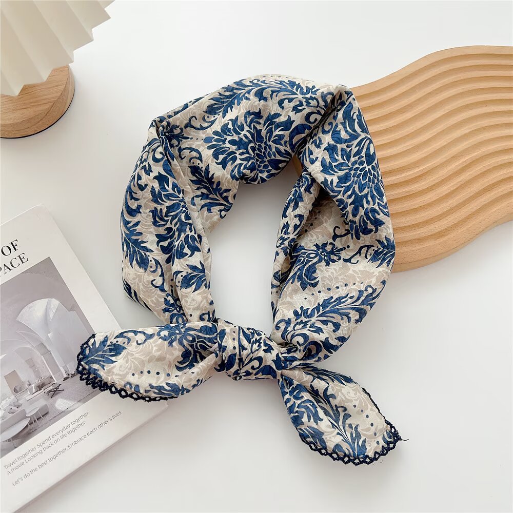 Animal Print Silk Scarf - DippedShop Wholesale - #7587