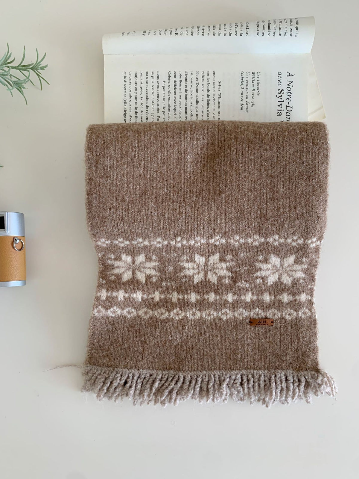Fair Isle Knit Scarf - DippedShop Wholesale - #8835