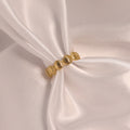 Vinatge Gold Plated Shell Band - DippedShop Wholesale - #5971