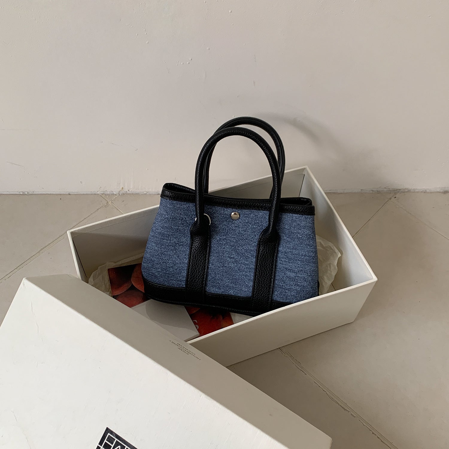Stylish Color Block Splice Crossbody Bag 6W10BBG1360